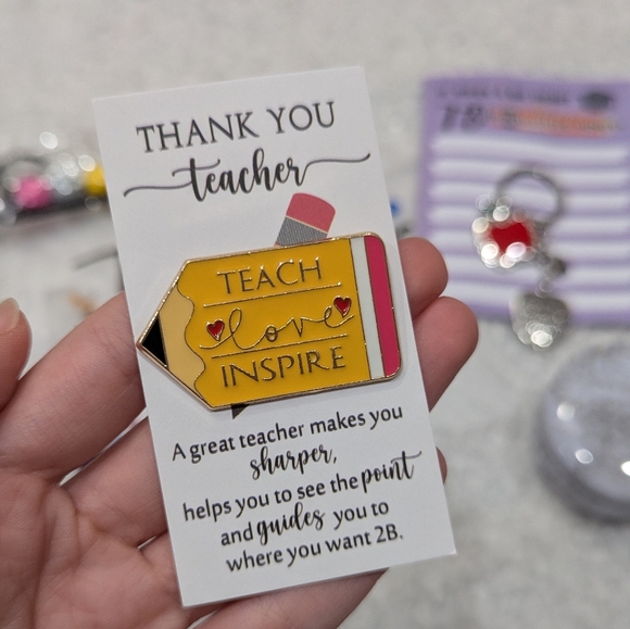 Best Teacher Ever Glass Tumbler with Teacher Survival Kit - Picture 10 of 16